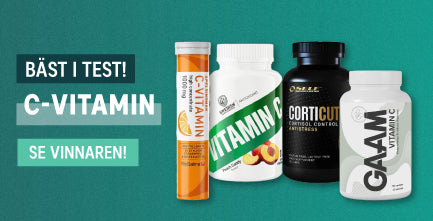 C-vitamin bäst i test 2025: Vi jämför 4 populära sorter