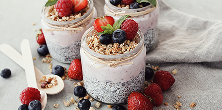 Chiapudding med proteinpulver