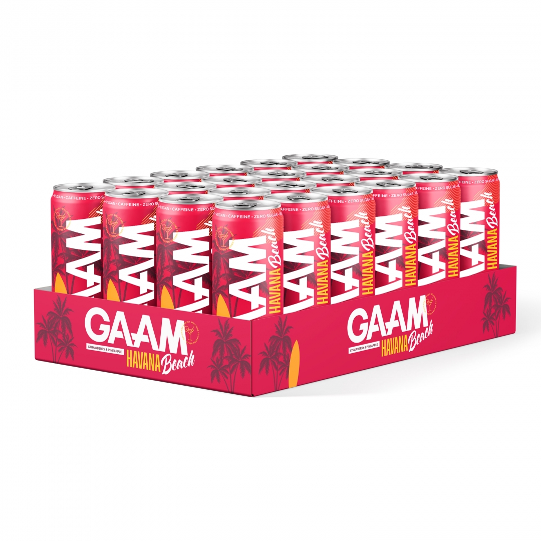 24 x GAAM Energy 330 ml Havana Beach