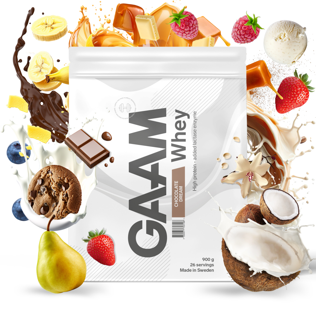 GAAM Whey Proteiinijauhe 900 g