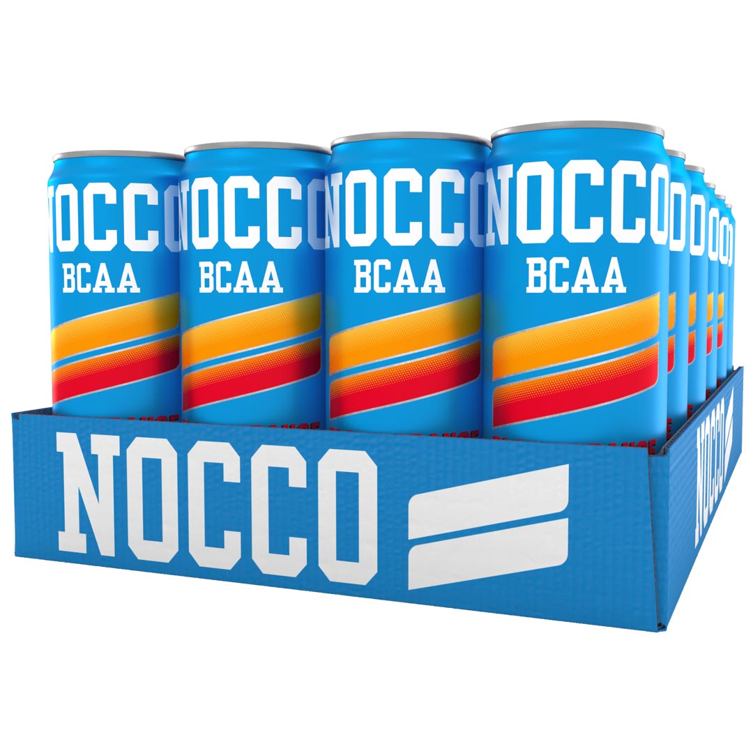 24 x NOCCO BCAA 330 ml Blood Orange del Sol