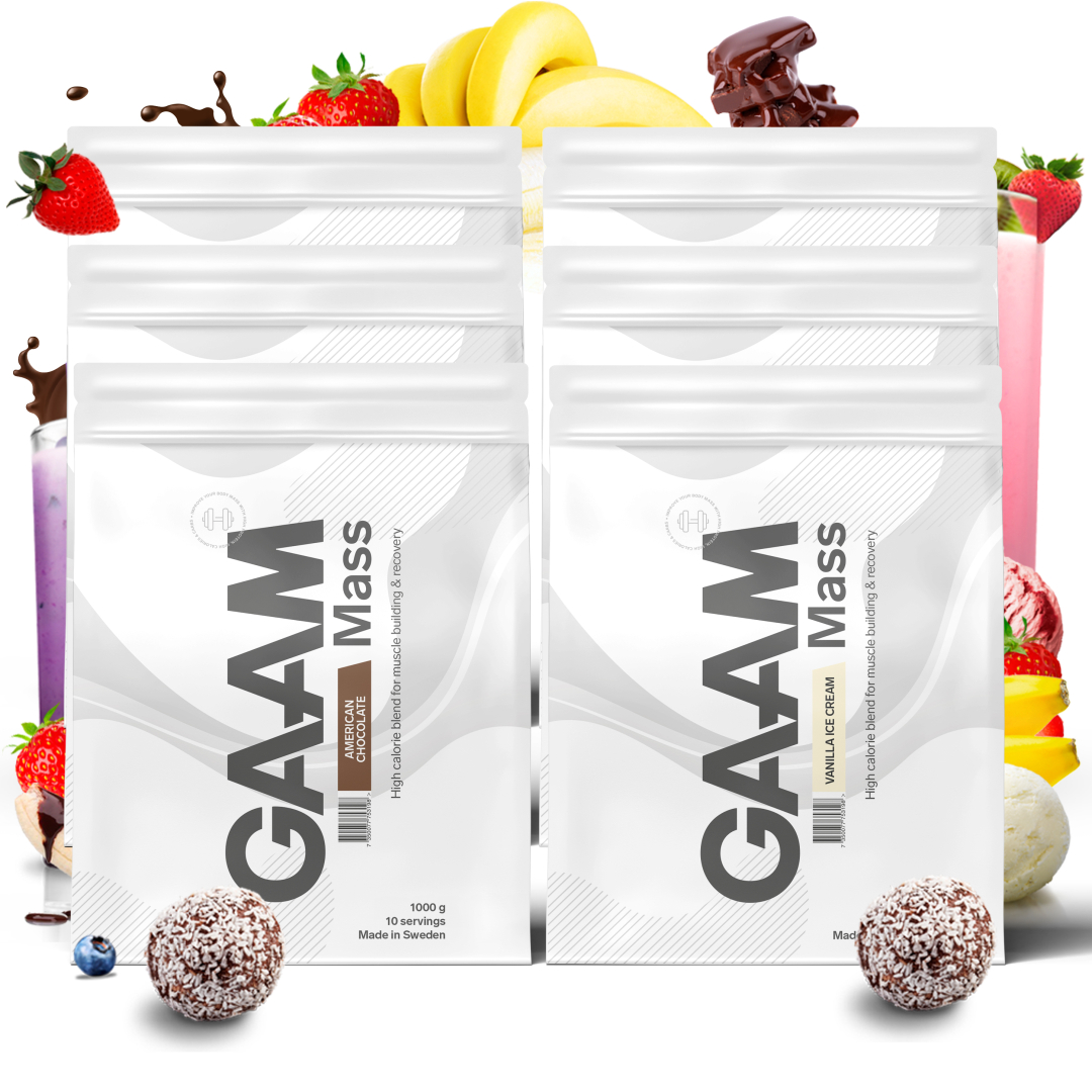 6 x GAAM 100% MASS Premium 1 kg