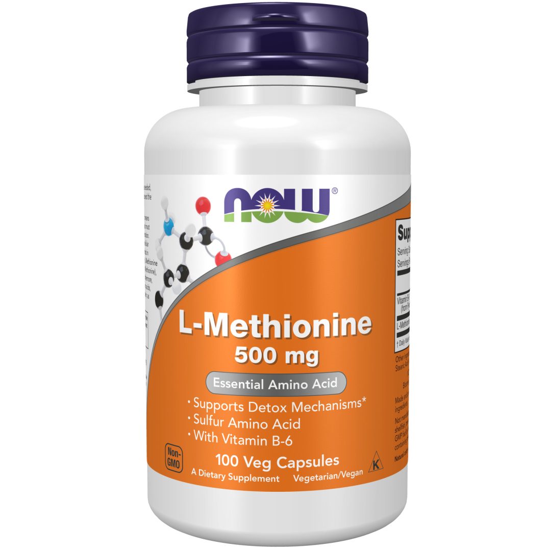 NOW L-Methionine 500 mg 100 caps