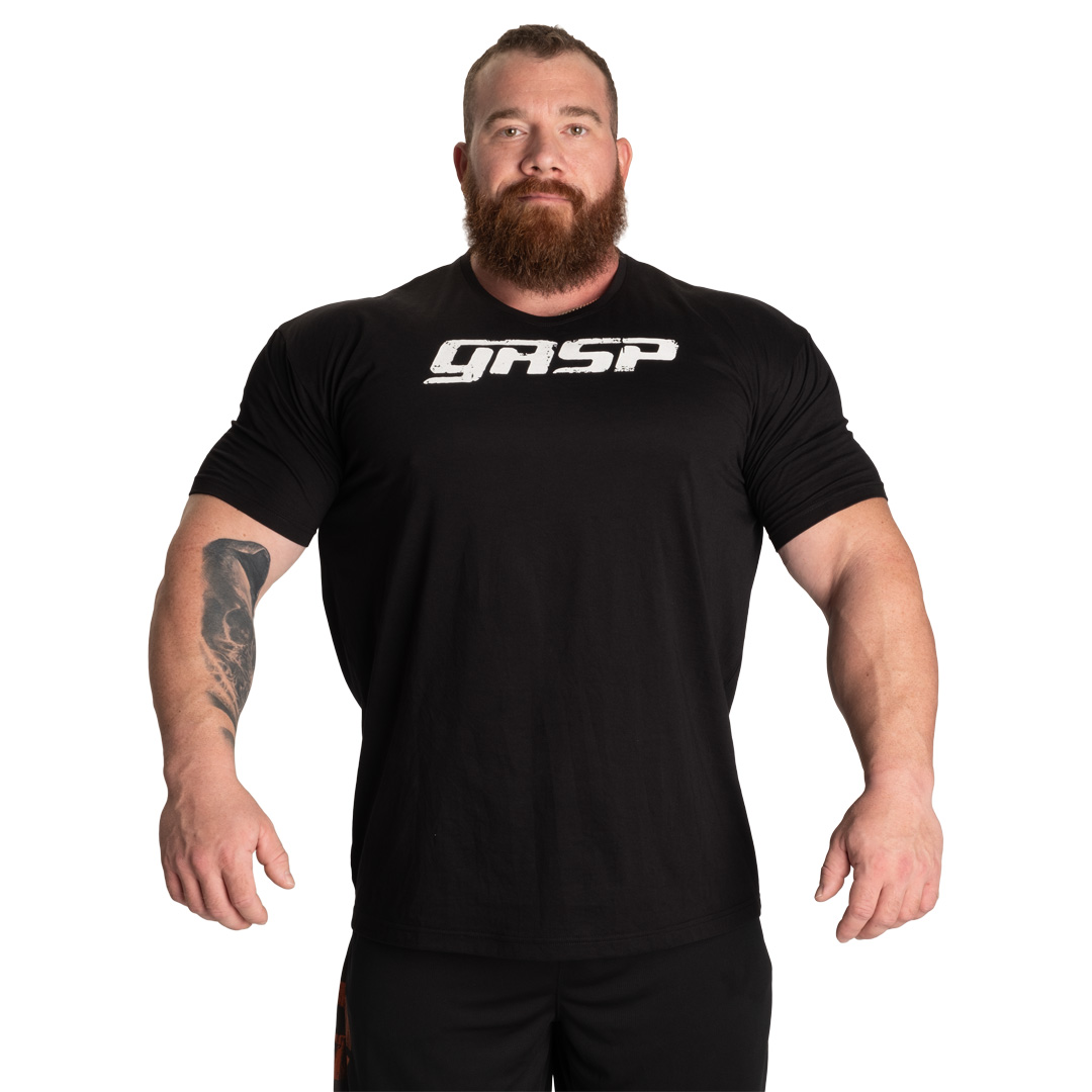 GASP Legacy Gym Tee Black/White