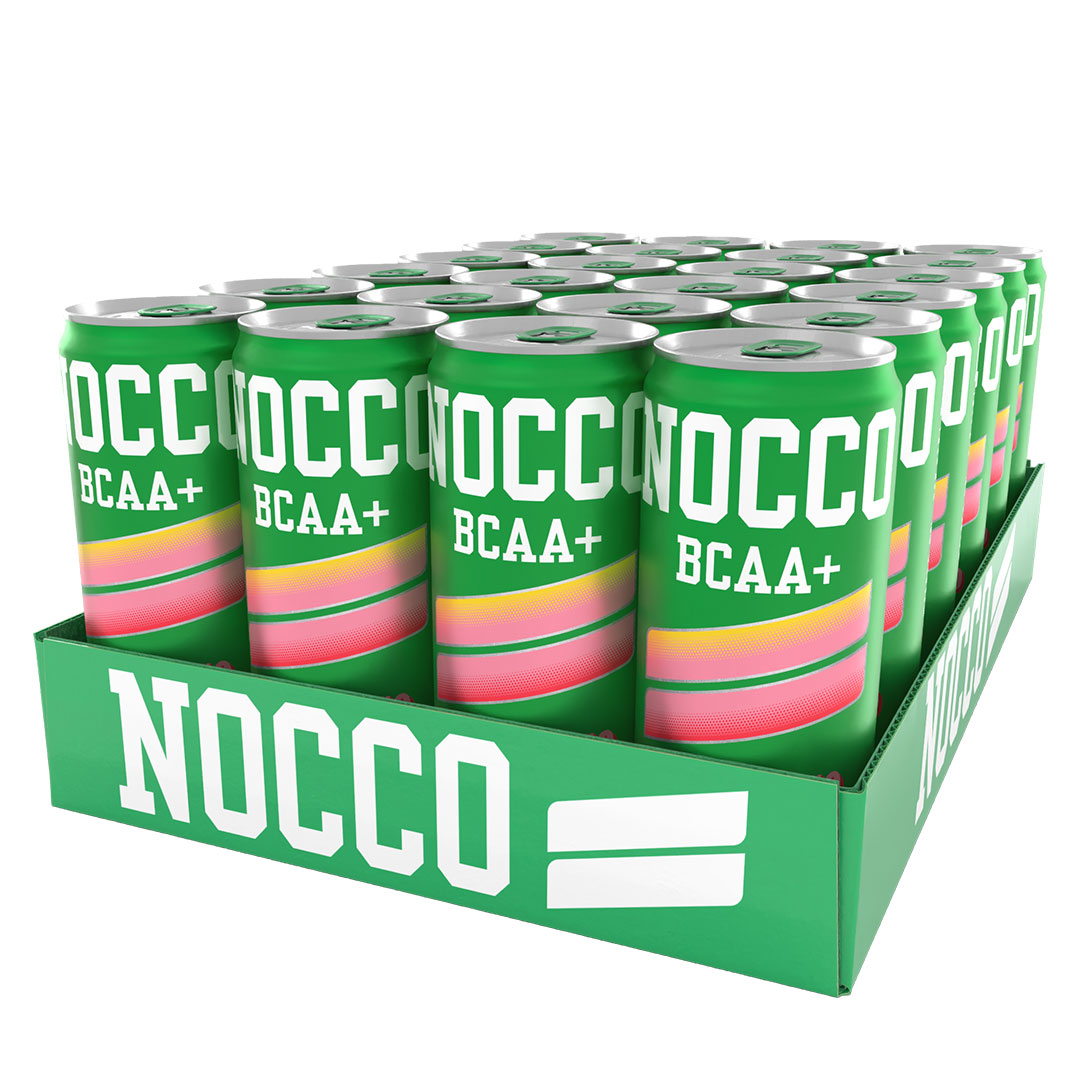 24 x NOCCO BCAA+ 330 ml Peachango (kofeiiniton)