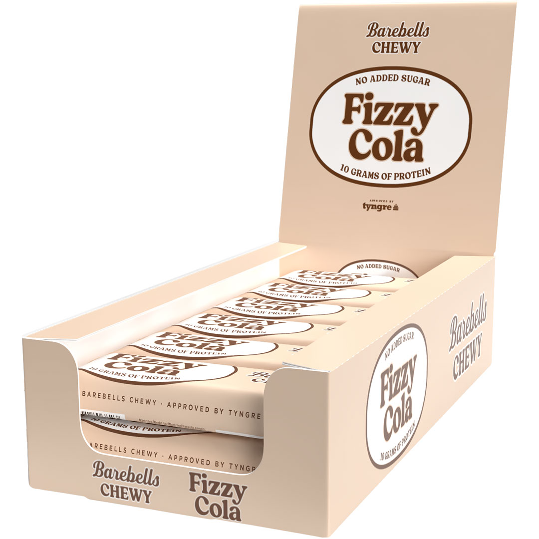 18 x Barebells Chewy 40 g Fizzy Cola