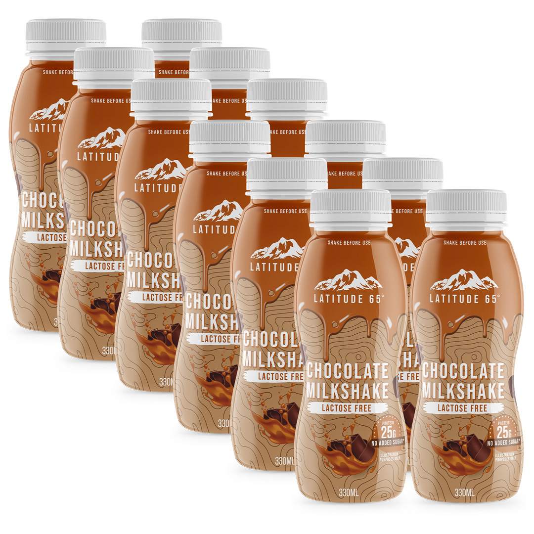 12 x Latitude 65 Milkshake 330 ml Suklaa