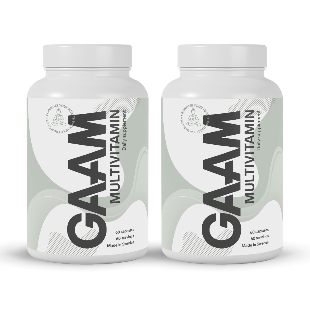 2 x GAAM Multivitamin 60 caps