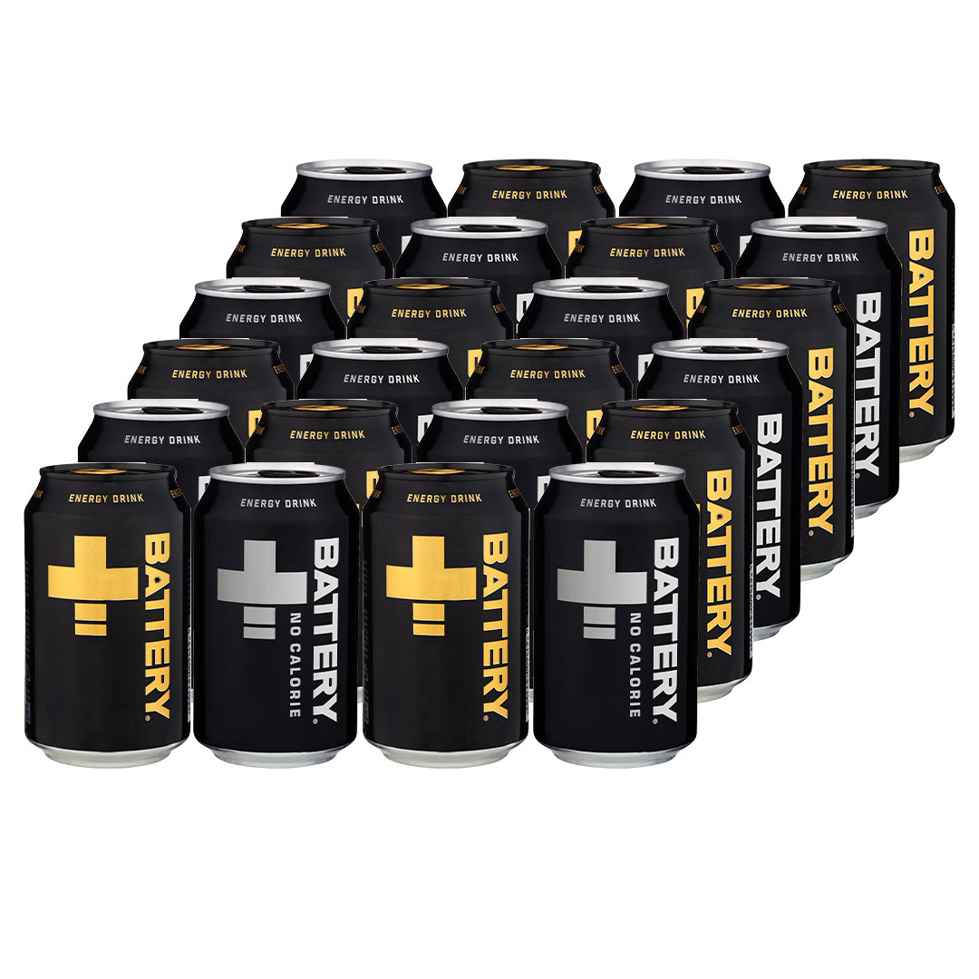 24 x Battery Energy Drink 330 ml Mix-lava