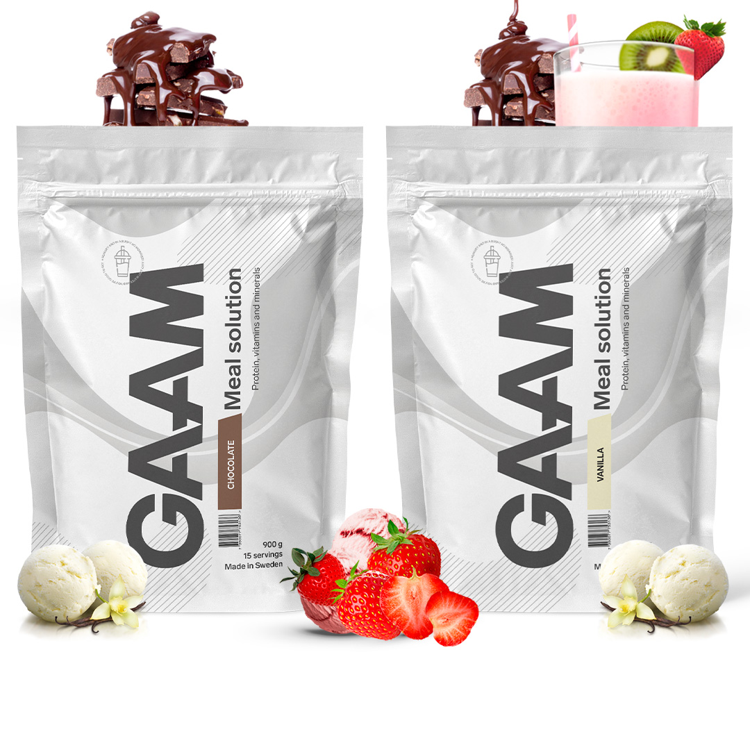 2 x GAAM Meal Solution 900 g Ateriankorvike