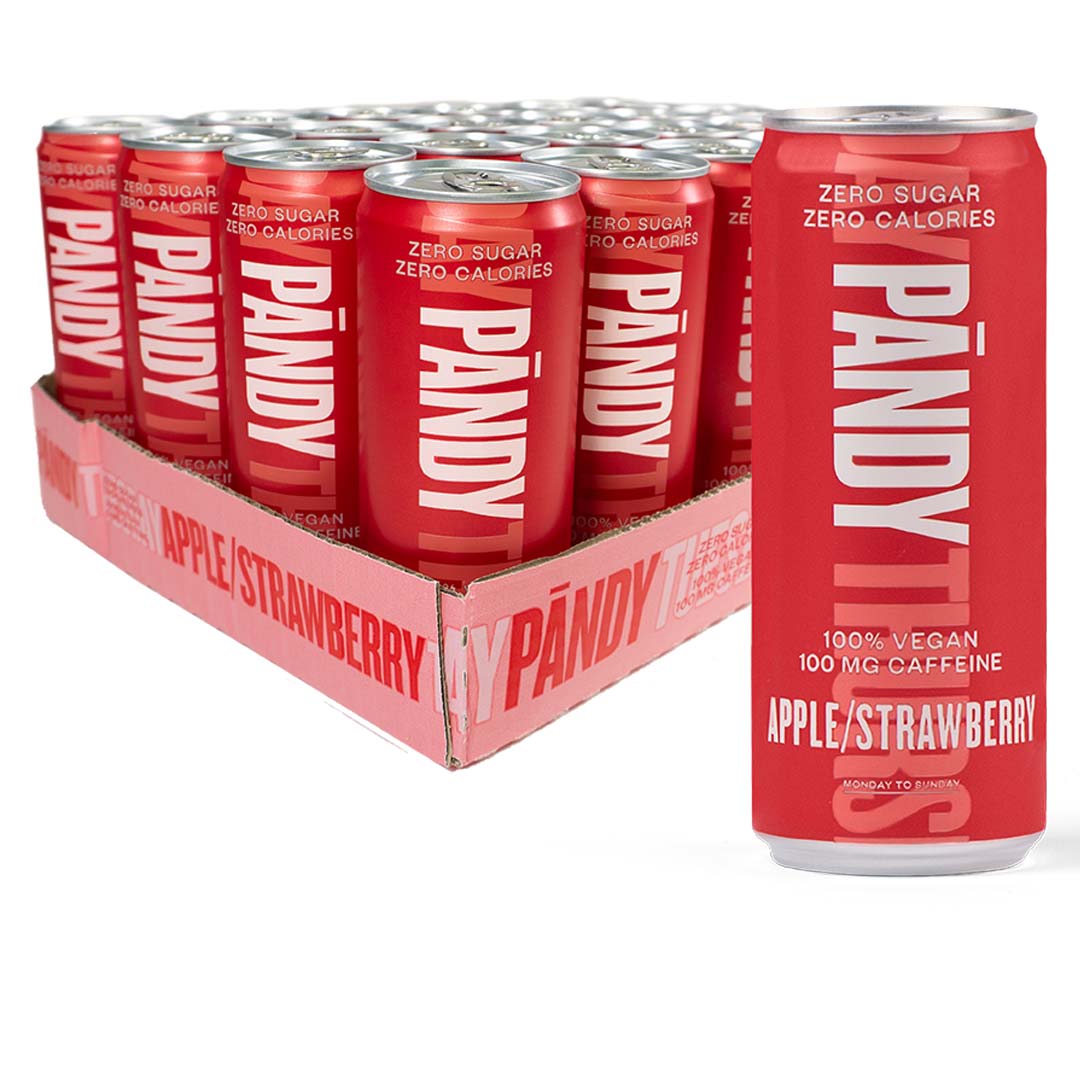 24 x Pändy Soda Energy Drink 330 ml Apple Strawberry