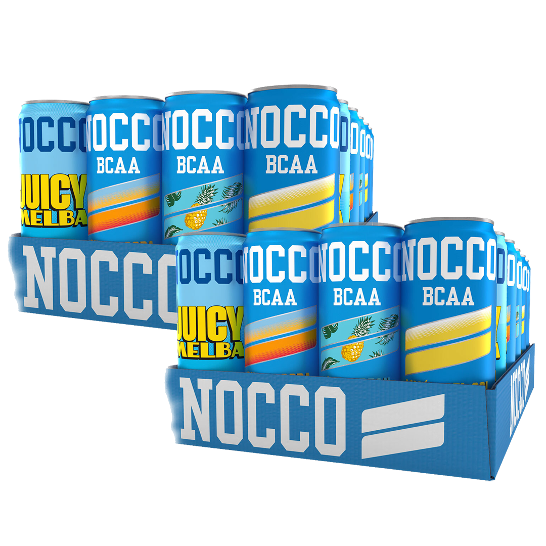 48 x NOCCO BCAA / BCAA+ 330 ml Mix-lava