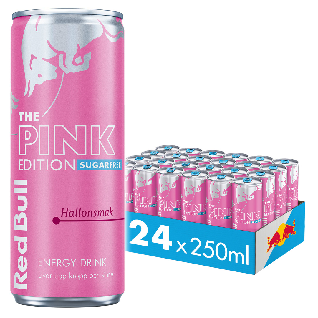 24 x Red Bull Pink Edition Sugarfree 250 ml