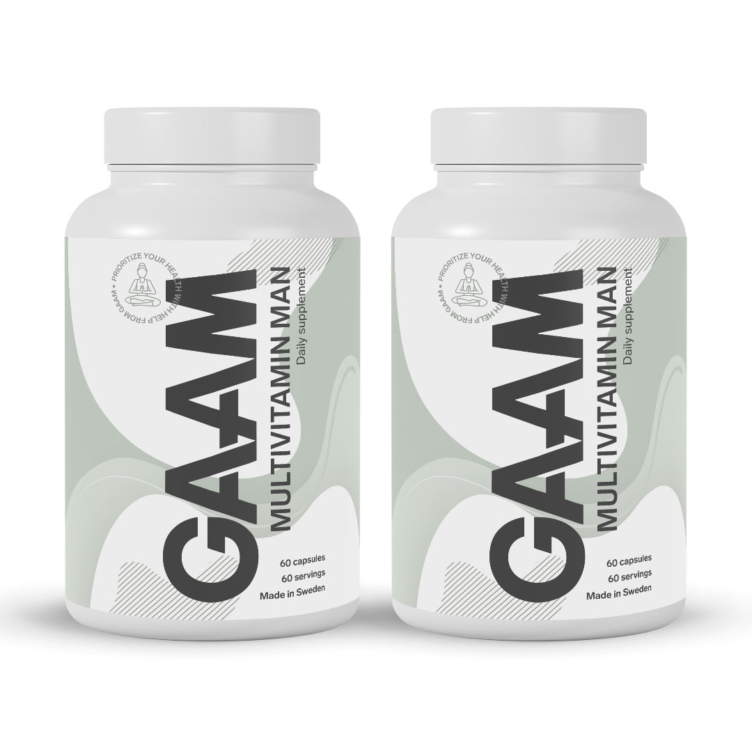 2 x GAAM Multivitamin Man 60 caps