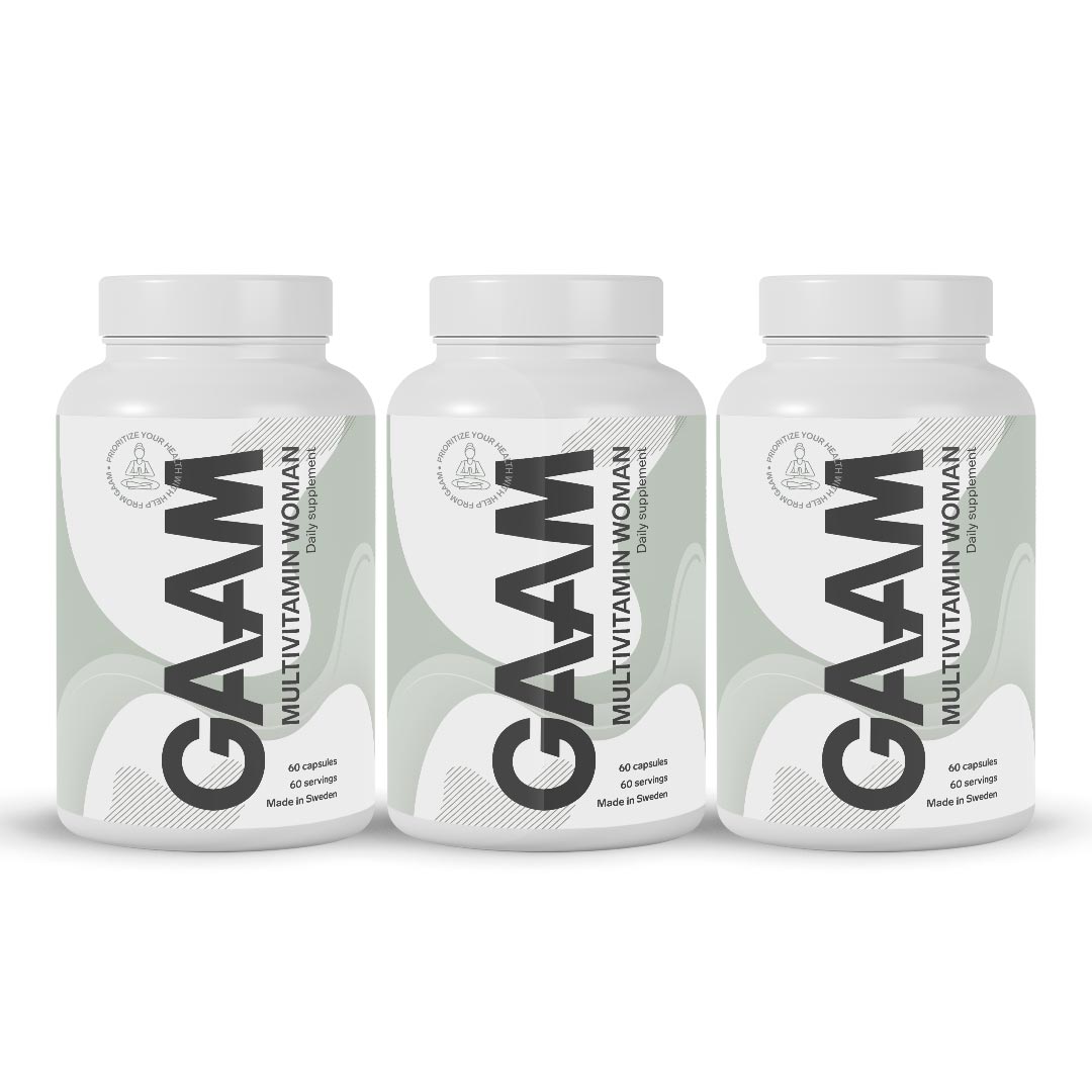 3 x GAAM Multivitamin Woman 60 caps