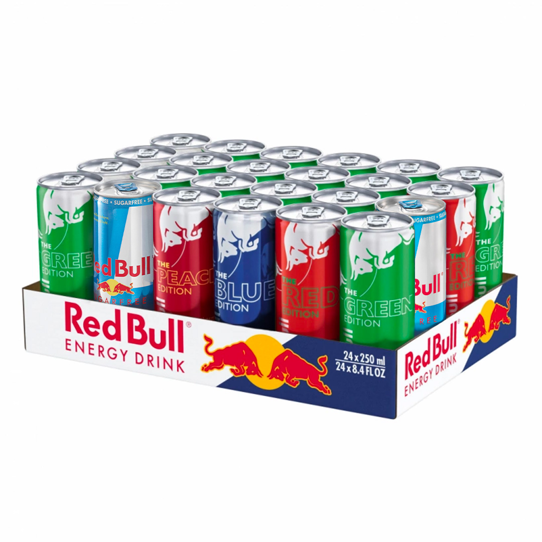 24 x Red Bull Energidryck 250 ml Mix-lava