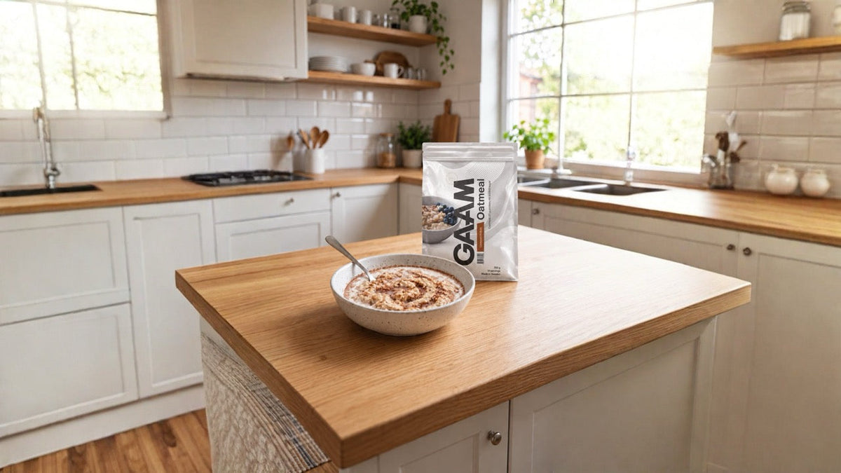 Proteingröt med smak av kanelbulle