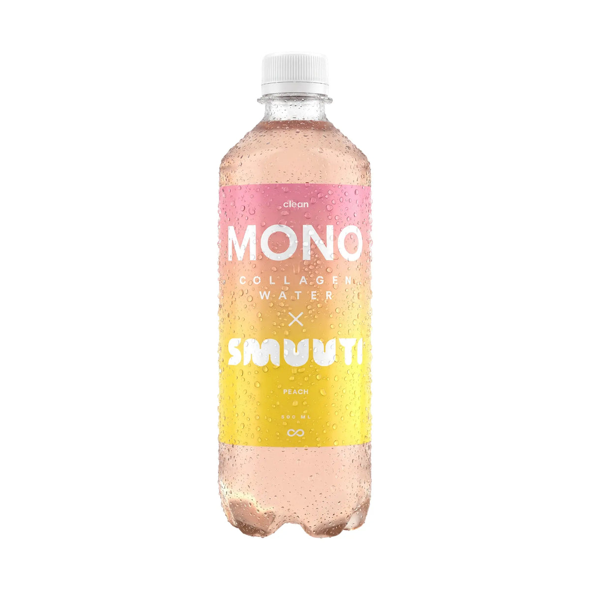 Clean MONO X Smuuti Collagen Water 500 ml Peach