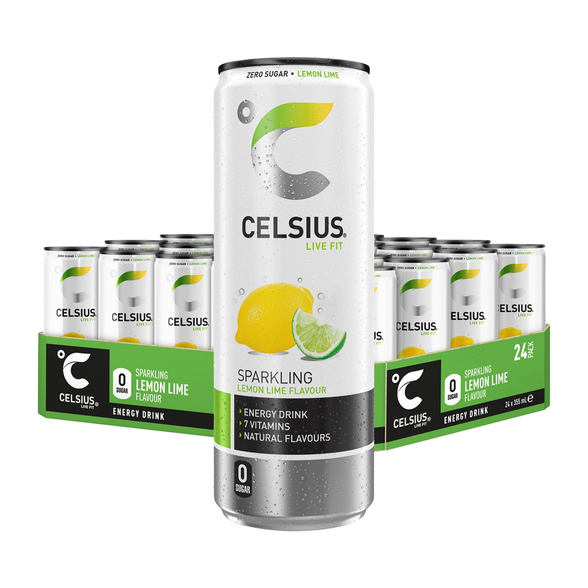 24 x Celsius 355 ml Lemon Lime, kuva 1/1
