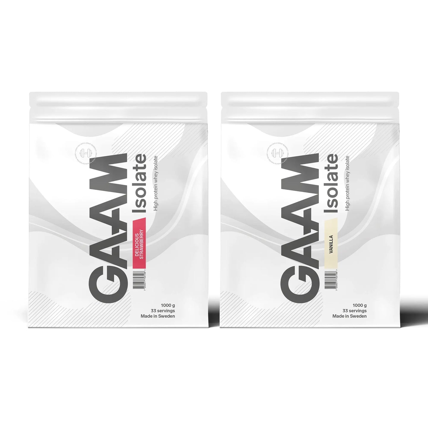 2 x GAAM Isolate 1 kg, kuva 1/1
