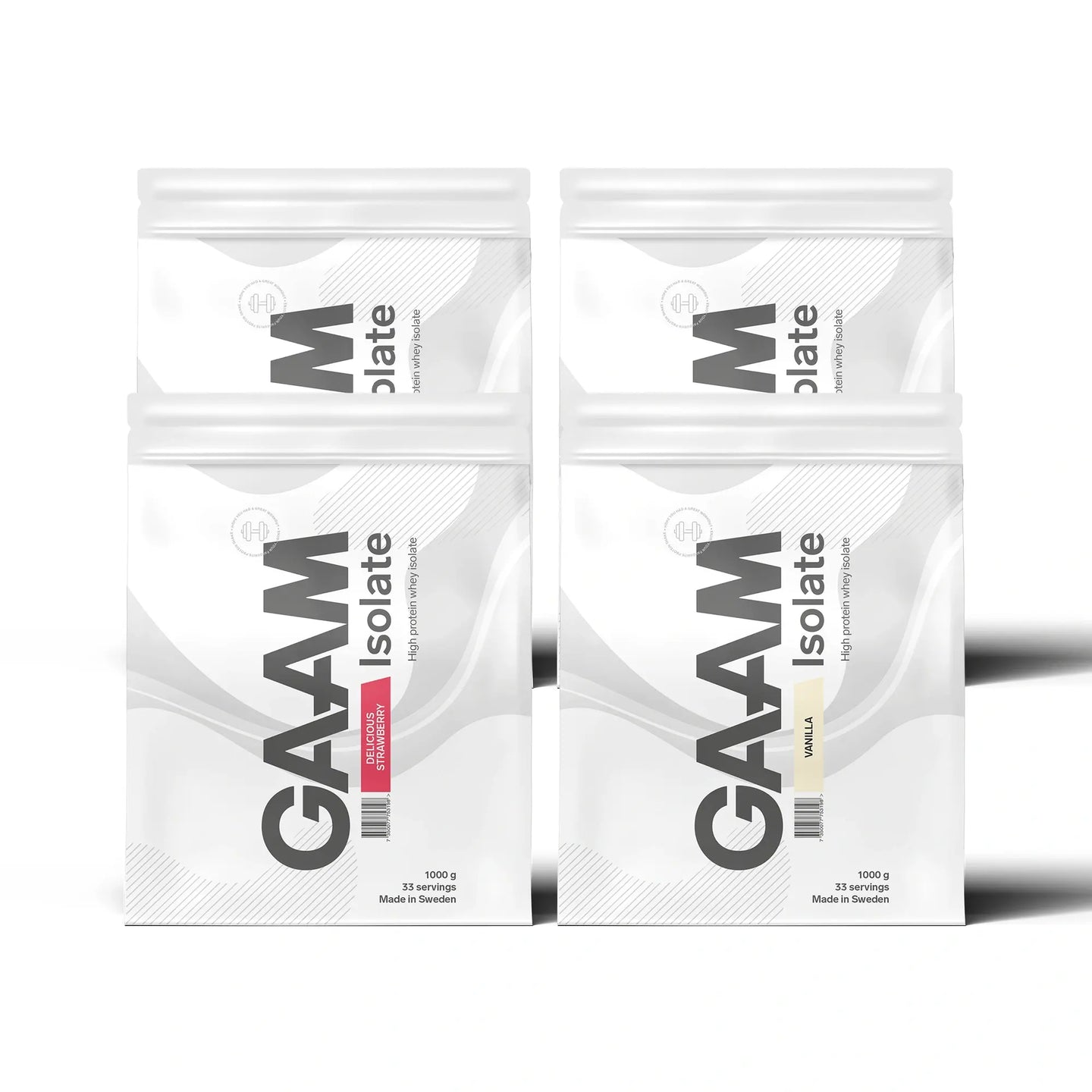 4 x GAAM Isolate 1 kg, kuva 1/1