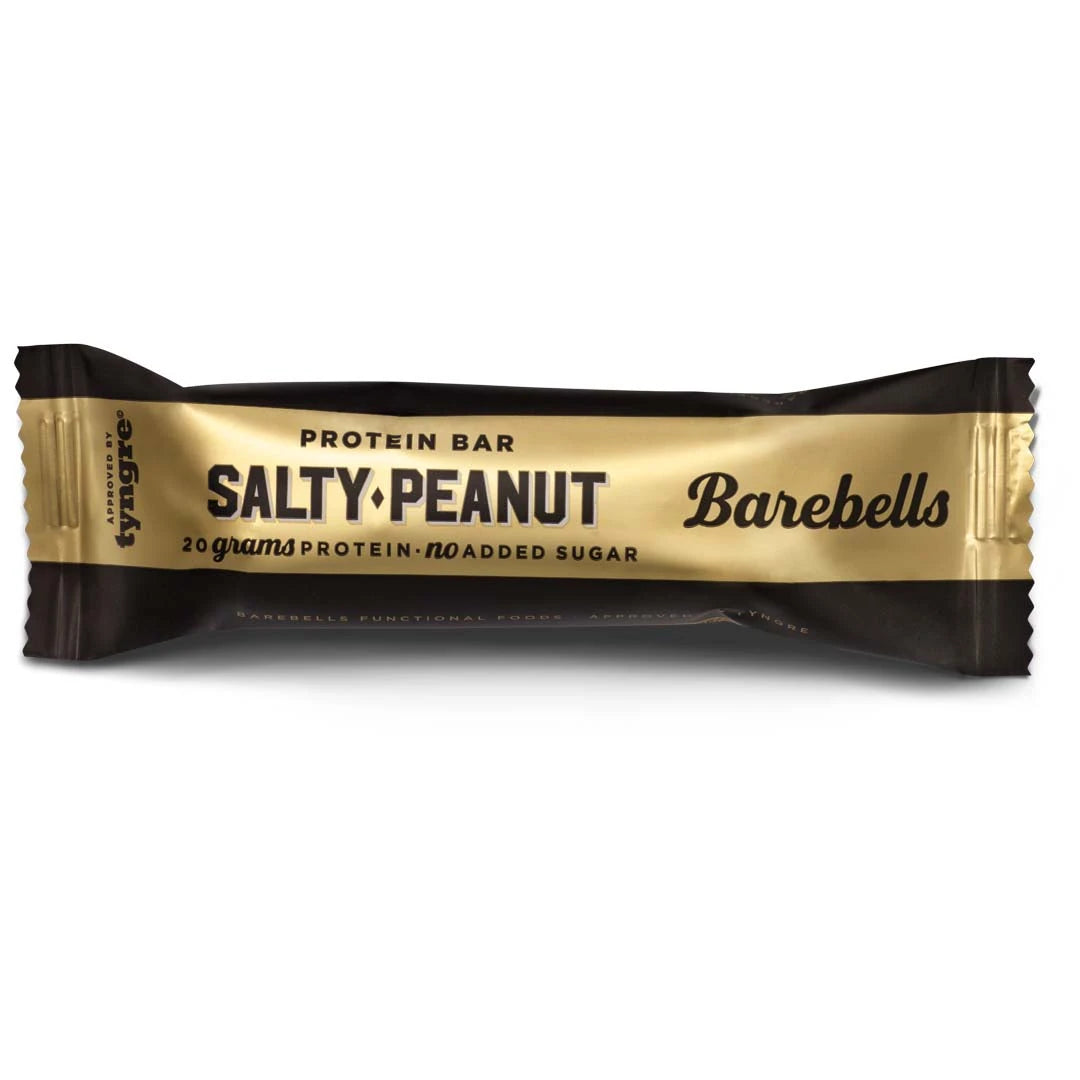 Barebells Soft protein bar 55 g musta-kultaisessa pakkauksessa, makuna Salty Peanut., kuva 18/19