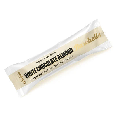 Barebells Soft protein bar 55 g valko-beigessä pakkauksessa, makuna White Chocolate Almond., kuva 19/19