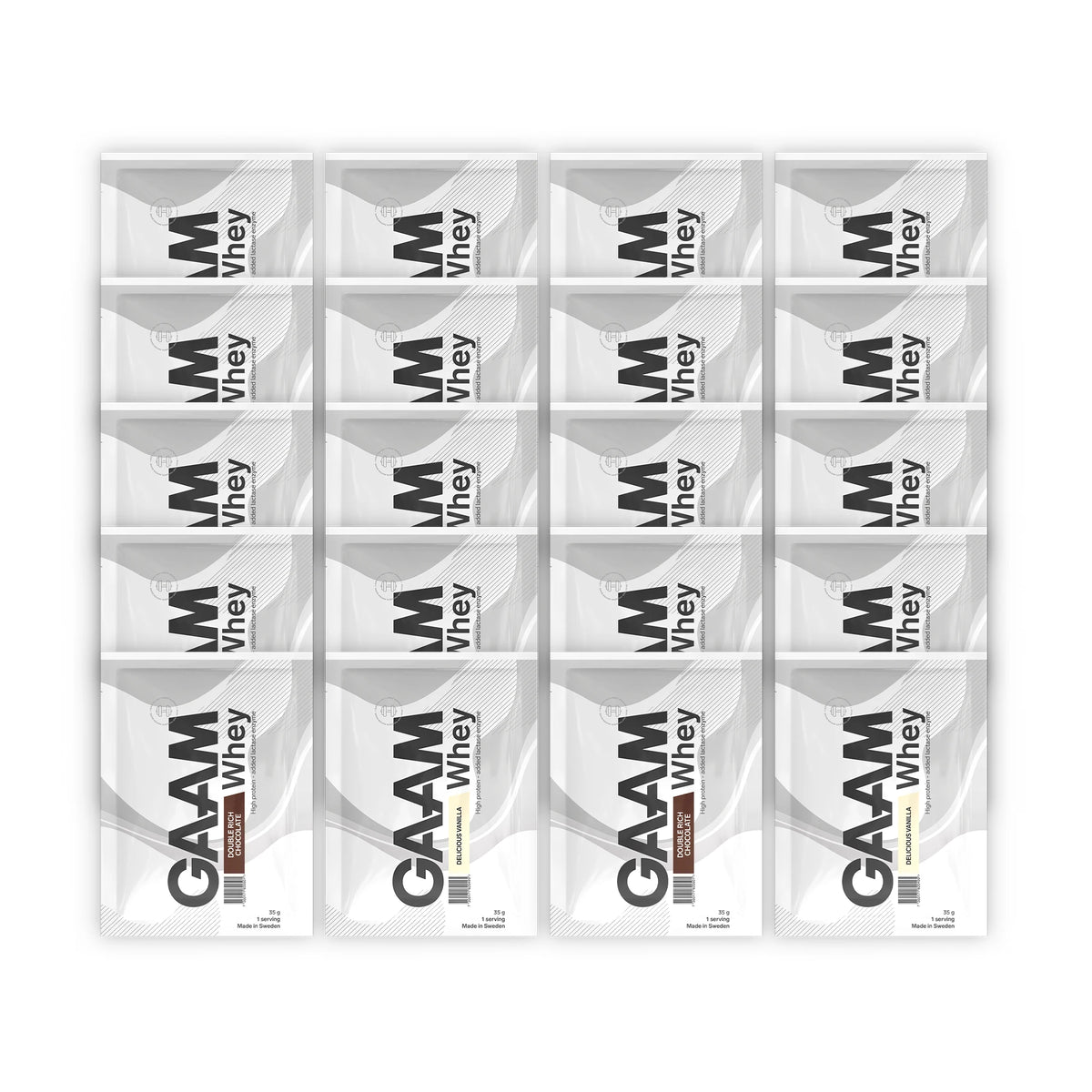 GAAM Whey Travel Pack 20 x 35 g, kuva 1/1