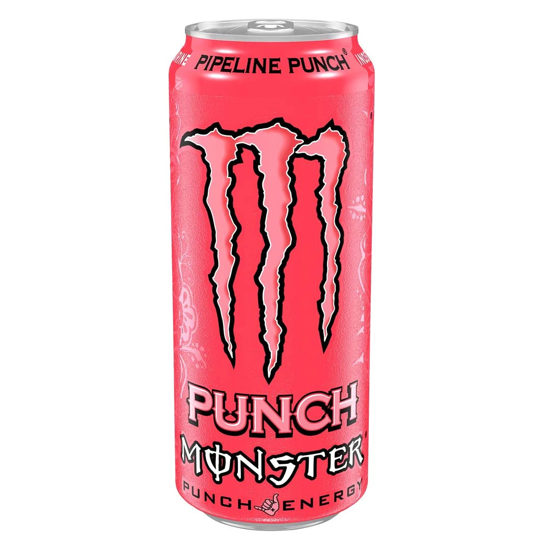 Monster Energy 500 ml -hiilihapotettu juoma vaaleanpunaisessa tölkissä, makuna Pipeline Punch., kuva 19/19