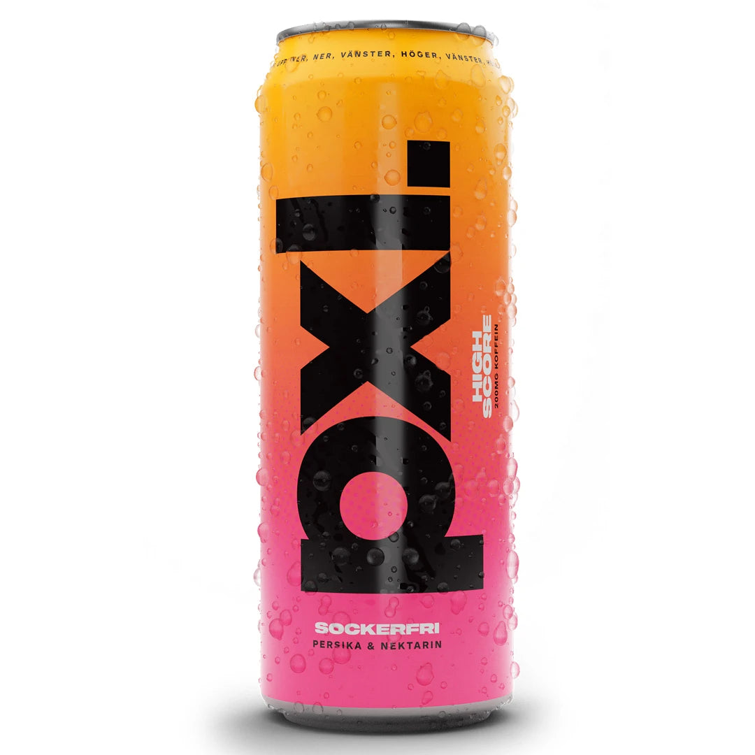 PXL Energy Final Fantasy 500 ml hiilihapotettu juoma oranssissa ja vaaleanpunaisessa tölkissä, makuna High Score., kuva 6/7