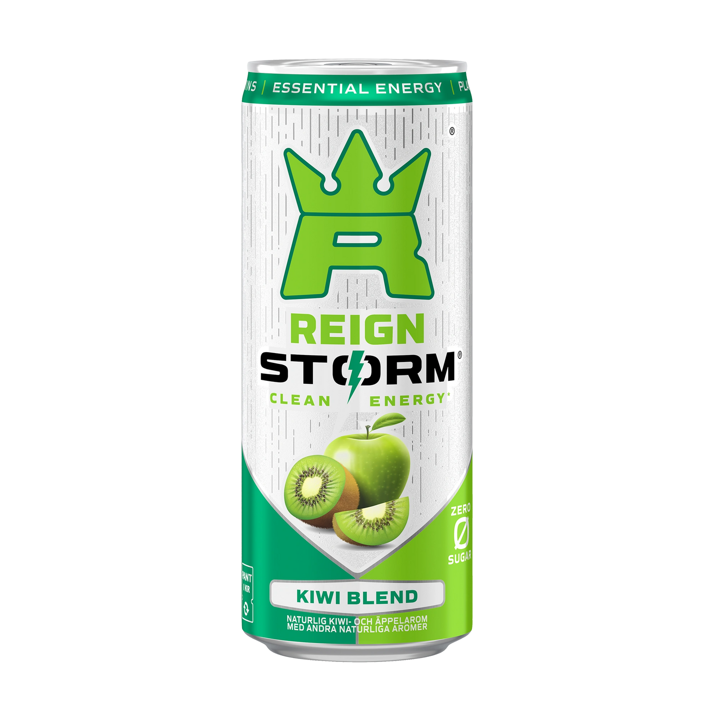 Reign Storm Energy 355 ml -energiajuoma valko-vihreässä tölkissä, makuna Kiwi Blend., kuva 3/5