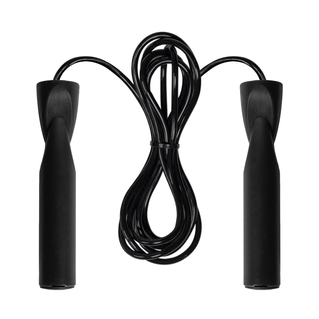 VirtuFit Jumprope, musta hyppynaru kestävää PVC:tä tukevilla ergonomisilla kahvoilla.