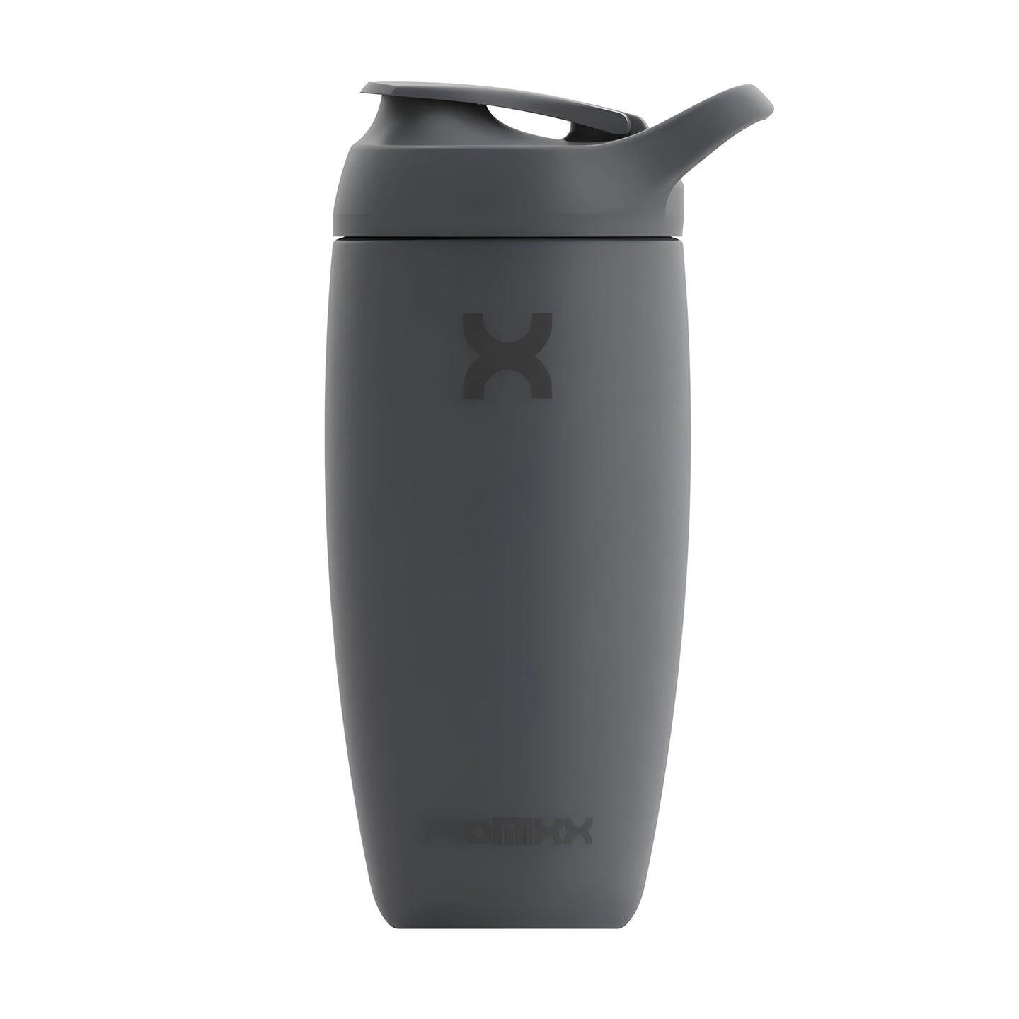 Grafiitinharmaa ProMixx Pursuit Double Wall Steel 550 ml -terässhaker silikonipinnalla ja urheilukorkilla., kuva 4/5