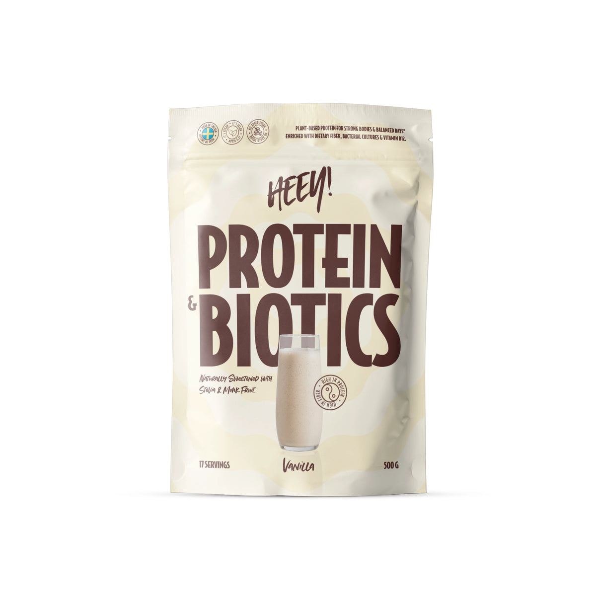 Heey! Protein &amp; Biotics 500 g, kuva 1/2