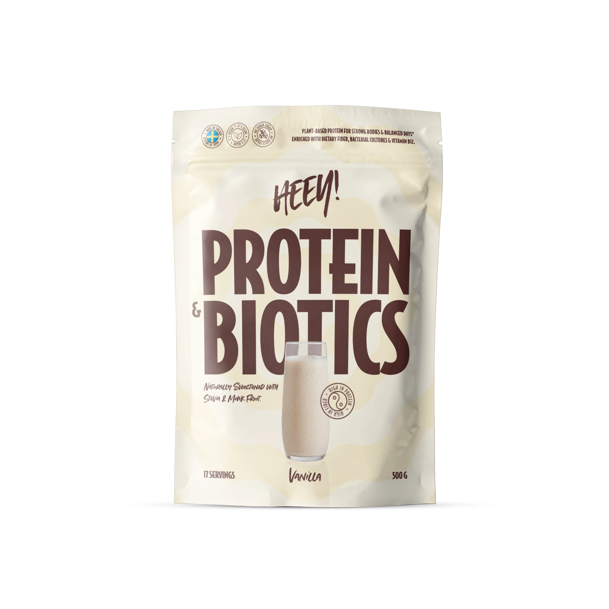 Heey! Protein &amp; Biotics 500 g, kuva 1/2