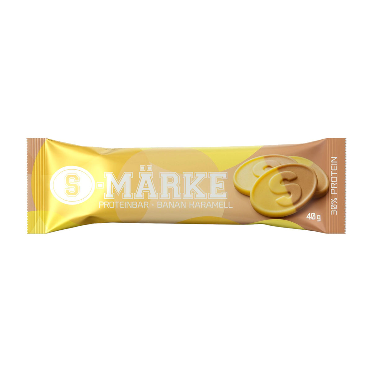 S-märke-proteiinipatukka 40 g banaani-karamelli, kuva 1/1