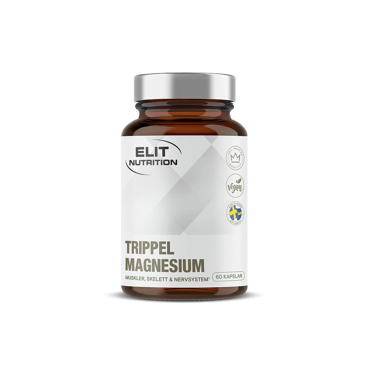 Elit Nutrition Trippel Magnesium 60 kapselia, kuva 1/1