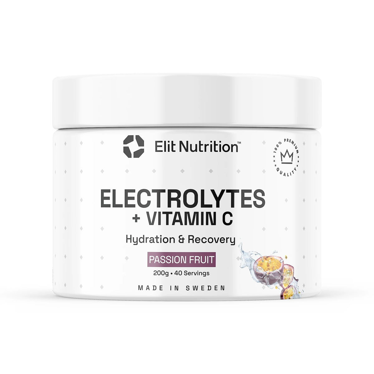 Elit Nutrition Electrolytes + Vitamin C 300 g, kuva 2/3