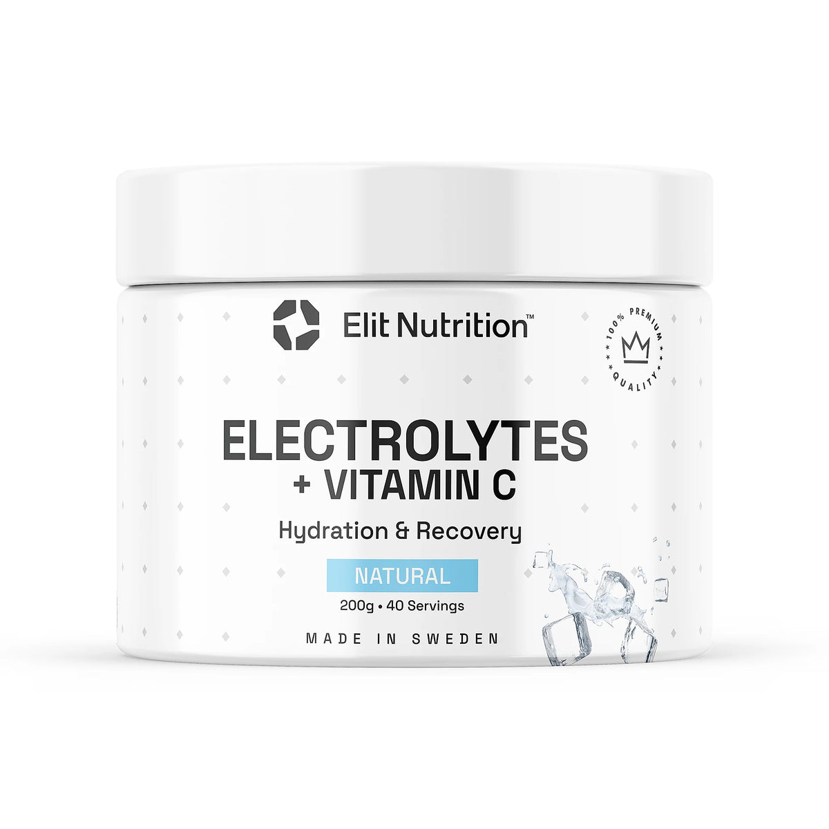 Elit Nutrition Electrolytes + Vitamin C 300 g, kuva 3/3