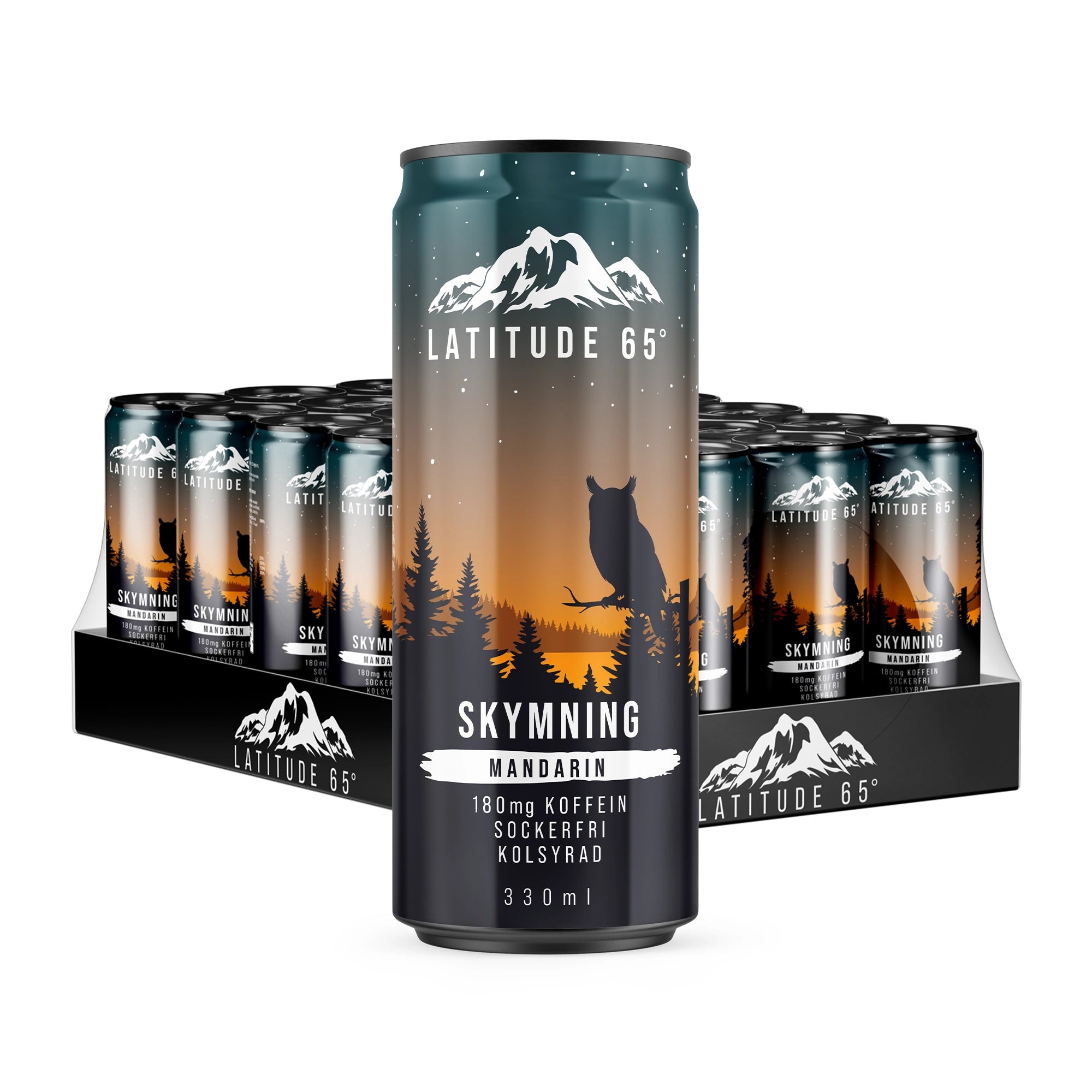 24 x Latitude 65 330 ml Skymning - Mandariini, kuva 1/1