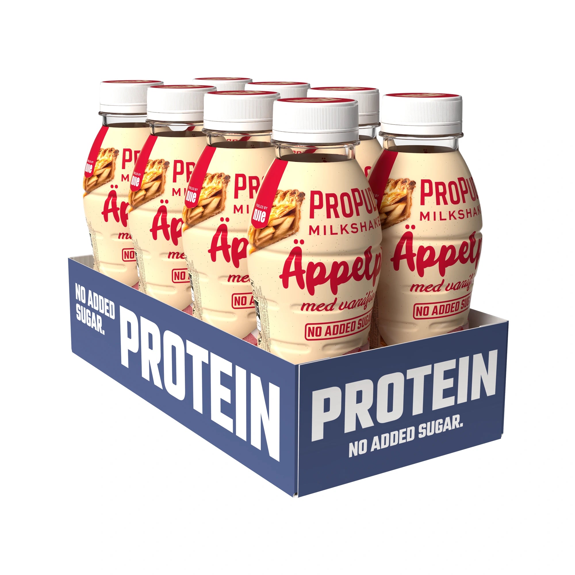 8 x NJIE ProPud Protein Milkshake 330 ml Omenapiirakka, kuva 1/1