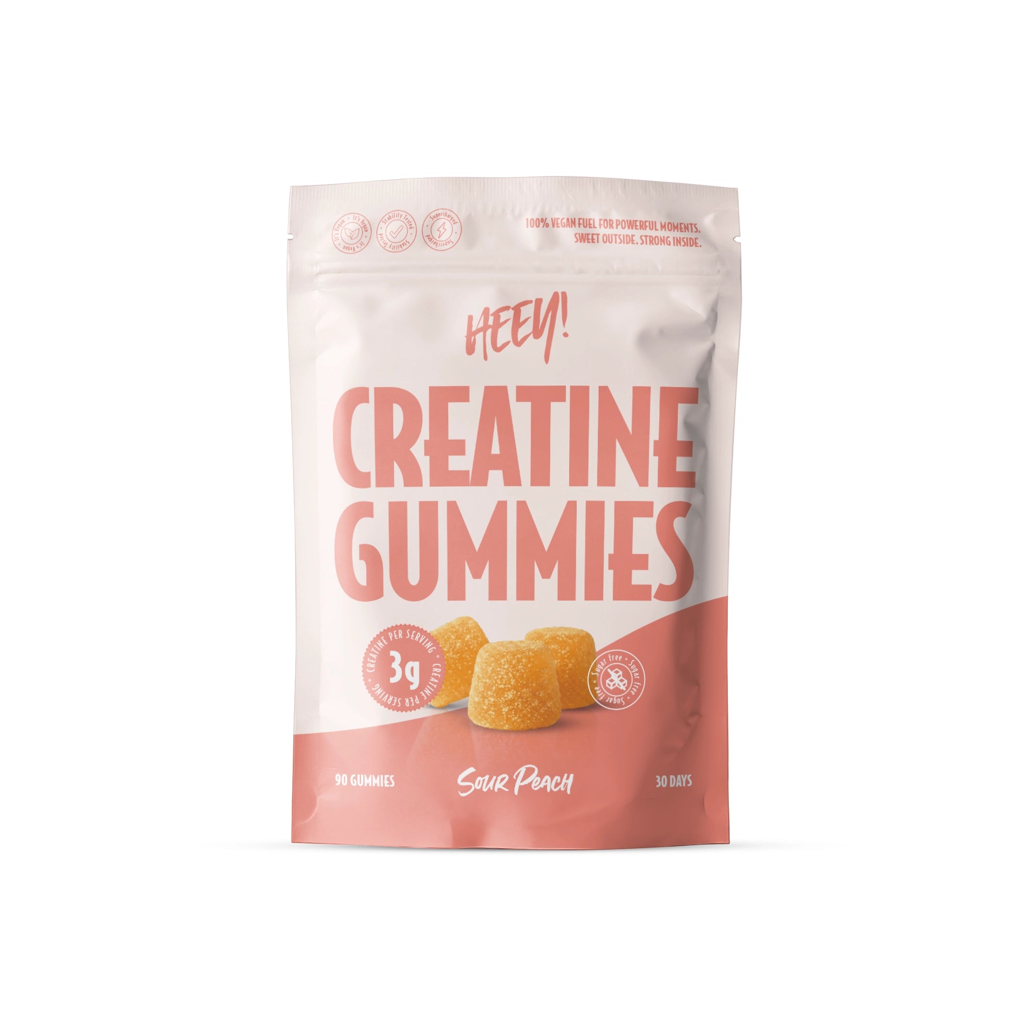 Heey! Creatine Gummies 90 kpl, kuva 1/2