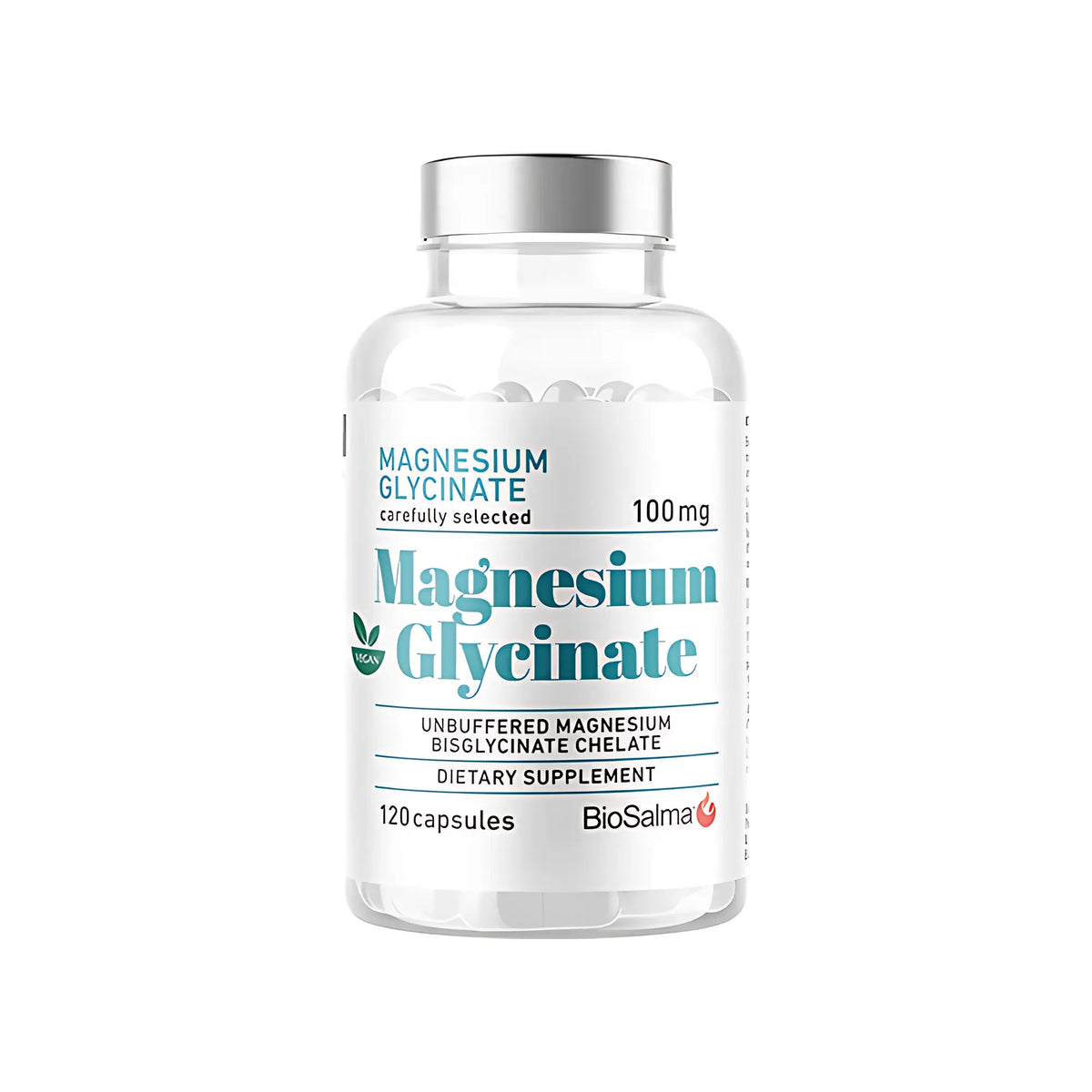 BioSalma Magnesium Glycinate 120 kapselia, kuva 1/1