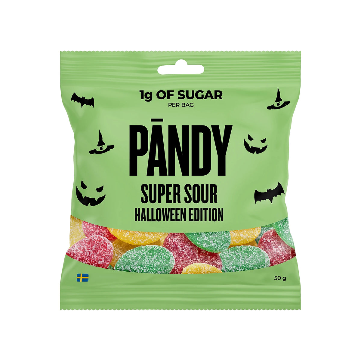 Pändy Candy 50 g Super Sour Halloween Edition, kuva 1/1