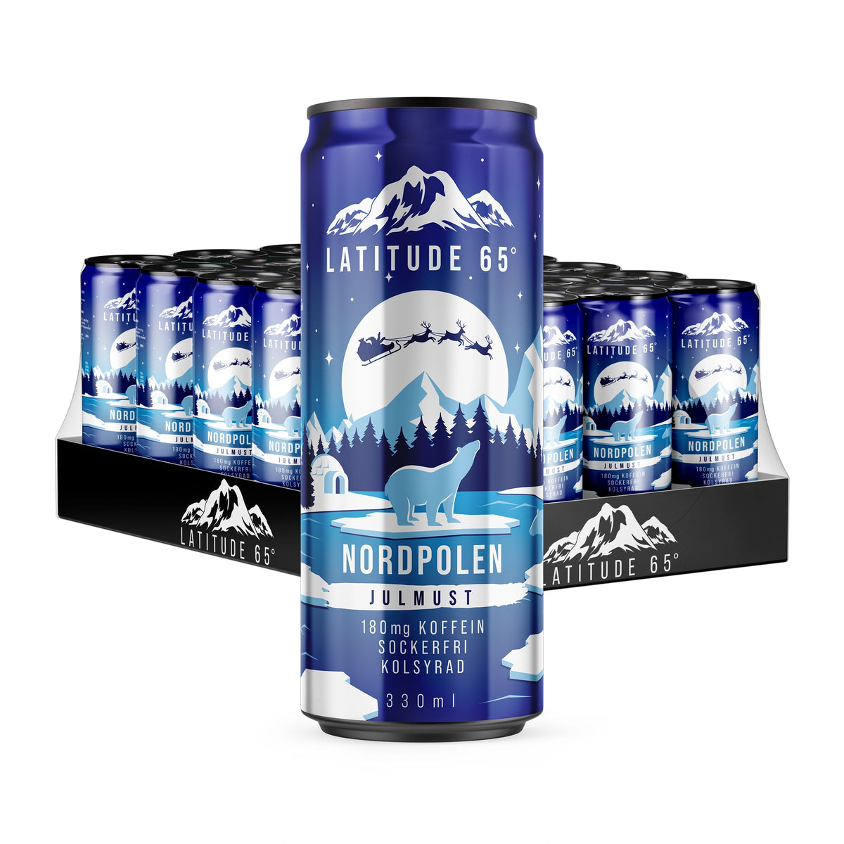 24 x Latitude 65 330 ml Nordpolen - Joulumusti, kuva 1/1