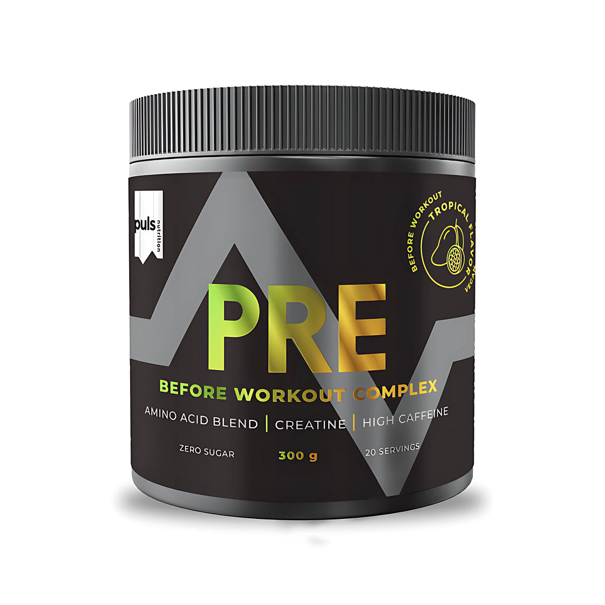 Puls Nutrition Pre Workout Amino Acid Powder 300 g, bild 6 av 6