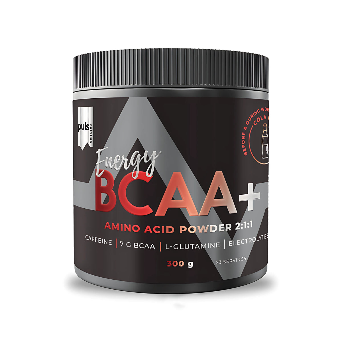 Puls Nutrition Energy BCAA+ Amino Acid Powder 300 g Cola