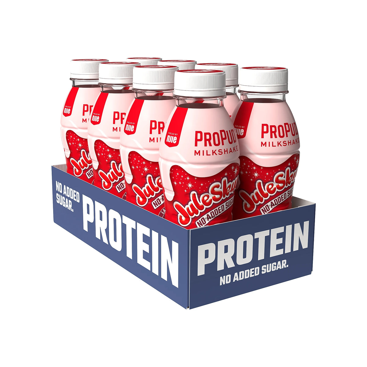 8 x NJIE ProPud Protein Milkshake 330 ml Juleskum, kuva 1/1
