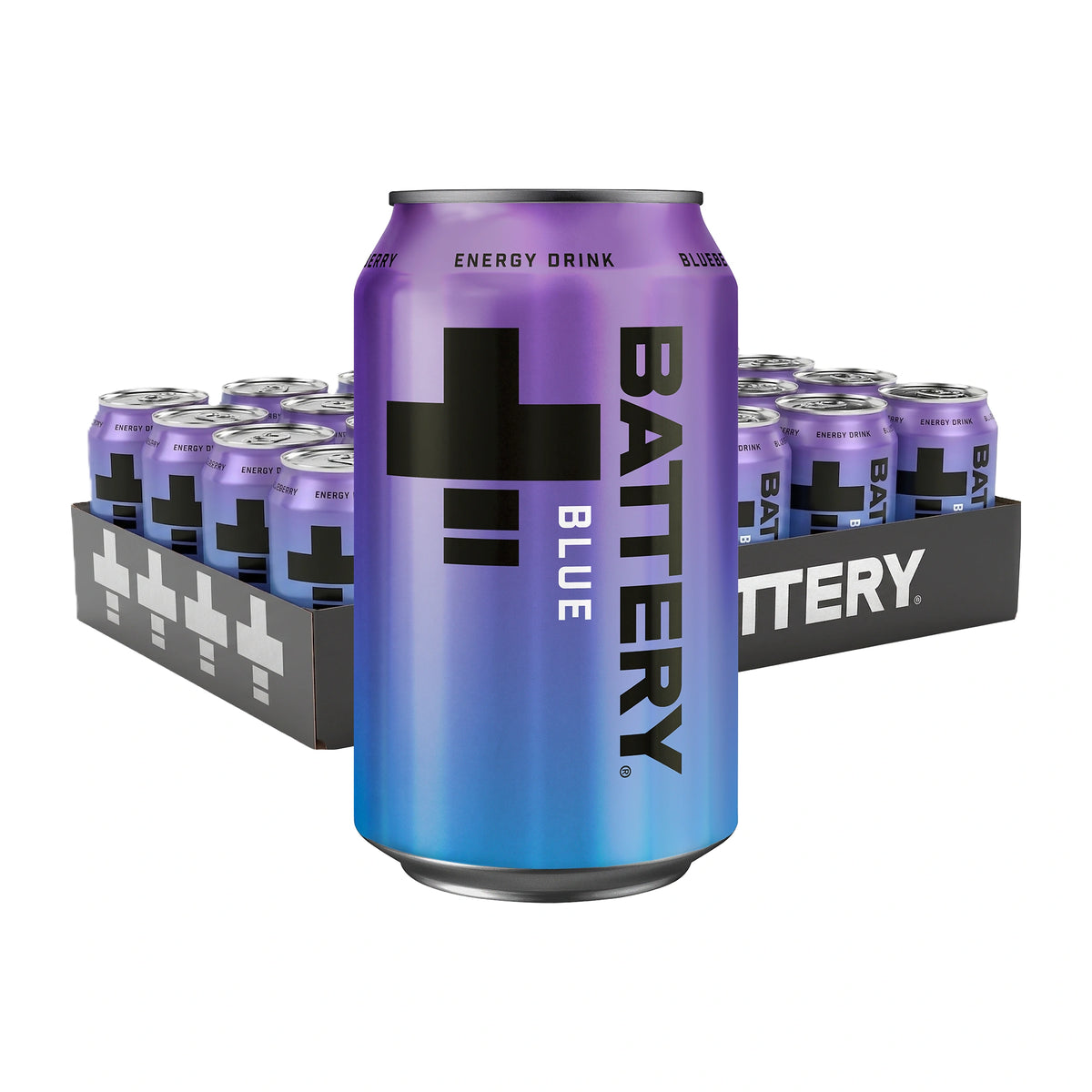 24 x Battery Energy Drink 330 ml Blueberry
