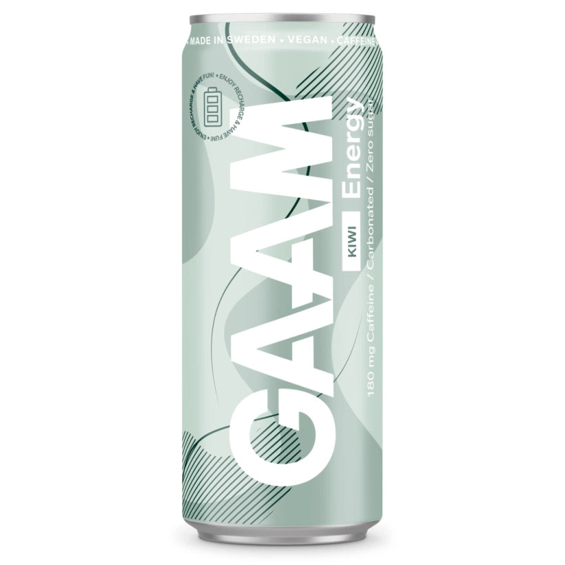 GAAM Energy 330 ml Energiajuoma vaaleanvihreässä tölkissä, makuna Kiwi.